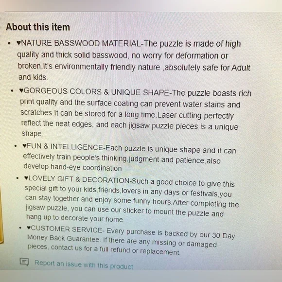 Jigsaw Puzzle Ktoys Wooden  Fantasy Unicorn198 pieces Hard to find NWOT - Picture 5 of 7